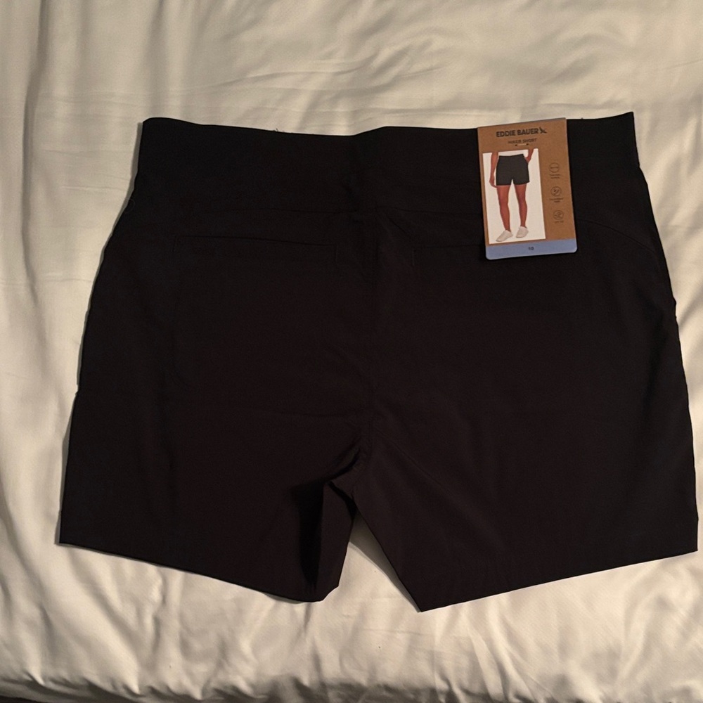Eddie Bauer Women's Black Shorts size10 NWTS
